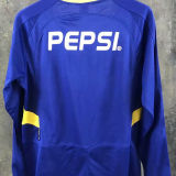2003/04 Boca Home Retro Long Sleeve Soccer Jersey