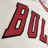 Bulls JDRDAN #45 White NBA Jerseys Hot Pressed