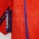 1994 Scotland Away Red Retro Soccer Jersey