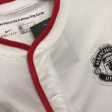 2013/14 M Utd Away White Retro Soccer Jersey