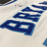 LA Lakers Bryant # 24 White NBA Jerseys Hot Pressed
