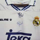 1994/95 RM White Home Retro Soccer Jersey