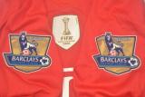 2007/08 M Utd Home Red Long Sleeve Retro Jersey League Version 联赛版