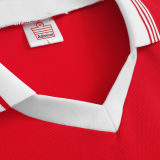 1977 M Utd Home Red Retro Soccer Jersey