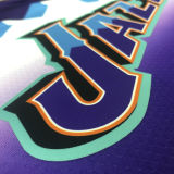 Jazz MITCHELL #45 Snow Mountain Edition Purple NBA Jerseys Hot Pressed