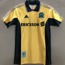 1998/99 MS Away Yellow Retro Soccer Jersey