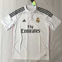 2014/15 RM Home White Retro Soccer Jersey