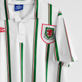 1993/95 Wales Away White Retro Soccer Jersey