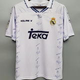 1994/95 RM White Home Retro Soccer Jersey