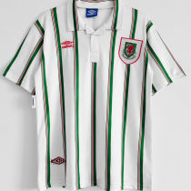 1993/95 Wales Away White Retro Soccer Jersey