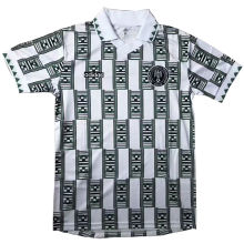 1994 Nigeria White Retro Soccer Jersey