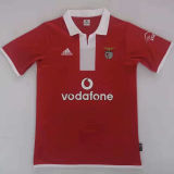 2004/05 Ben-fica Home Red Retro Soccer Jersey
