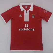 2004/05 Ben-fica Home Red Retro Soccer Jersey
