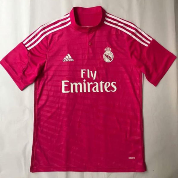 2014/15 RM Away Pink Retro Soccer Jersey