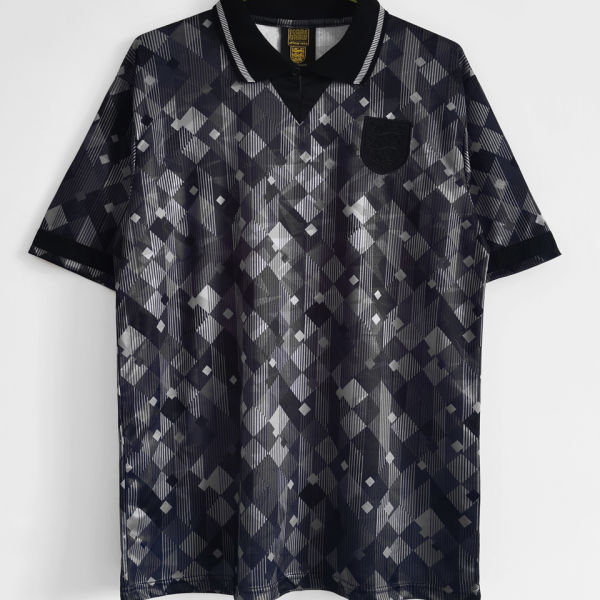 1990 England Black Special Version Retro Soccer Jersey(No umbro 无茵宝)