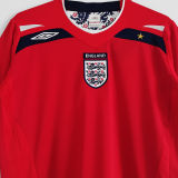 2008/10 England Away Red Retro Soccer Jersey