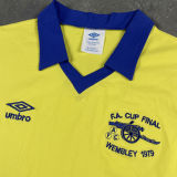 1979 ARSENAL FA CUP FINAL Yellow Retro Soccer Jersey