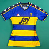 2001/02 Parma Home Yellow Retro Soccer Jersey