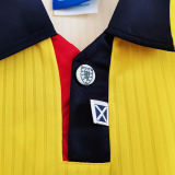1996/98 Scotland Yellow Retro Soccer Jersey