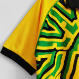 1998 JAMAICA Home Yellow Retro Soccer Jersey
