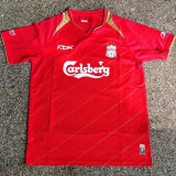 2005/06 LFC Home Red Retro Soccer Jersey