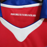 2014 Chile Home Red Retro Soccer Jersey