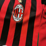 2011/12 AC Milan Home Retro Soccer Jersey