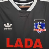 1991 Colo-Colo Away Black Retro Soccer Jersey