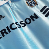 1998/99 MS Away Blue Retro Soccer Jersey