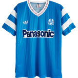 1990/91 MS Away Blue Retro Soccer Jersey