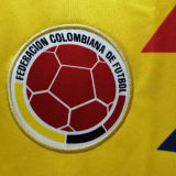 1990 Colombia  Yellow Retro Soccer Jersey
