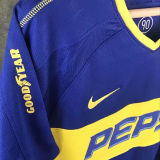 2003/04 Boca Home Retro Soccer Jersey