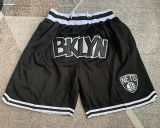 Nets Black Four Bags NBA Pants