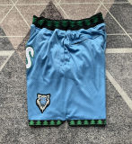 Timberwolves Blue Four Bags NBA Pants