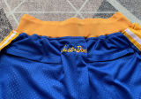 Warriors Retro Blue Four Bags NBA Pants