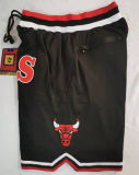 Bulls Black Four Bags NBA Pants