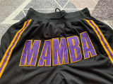 Lakers Black Four Bags NBA Pants