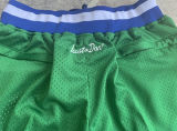 Mavericks Retro Green Four Bags NBA Pants