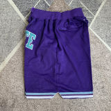 Hornets Purple Four Bags NBA Pants