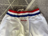 ALL STAR White Retro Four Bags NBA Pants