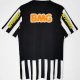2011/12 Santos Away Black White Retro Soccer Jersey