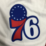 2022 76ers White 75 years NBA Pants