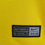 2018 Brazil Home Yellow Fans Soccer Jersey