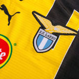 1998-1999 Lazio Third Yellow Retro Soccer Jersey