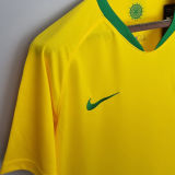 2018 Brazil Home Yellow Fans Soccer Jersey
