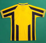 1998-1999 Lazio Third Yellow Retro Soccer Jersey