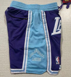 Lakers Blue Four Bags NBA Pants