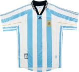 1998/99 Argentina Home Retro Soccer Jersey