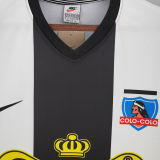 1999 Colo-Colo Third White Black Retro Soccer Jersey