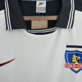 1999 Colo-Colo Home White Retro Soccer Jersey